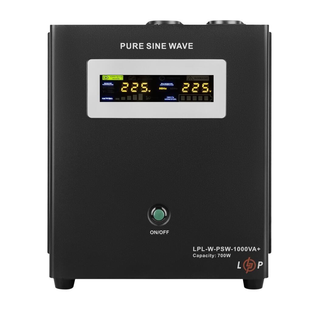 Источник бесперебойного питания с правильной синусоидой LogicPower LPL-W-PSW-1500VA+ 1050 Вт