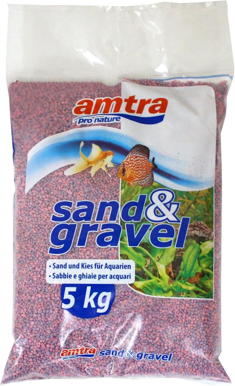 Грунт для аквариума Amtra Quartz ROSA 4 мм 5 кг Розовый (1353850488)