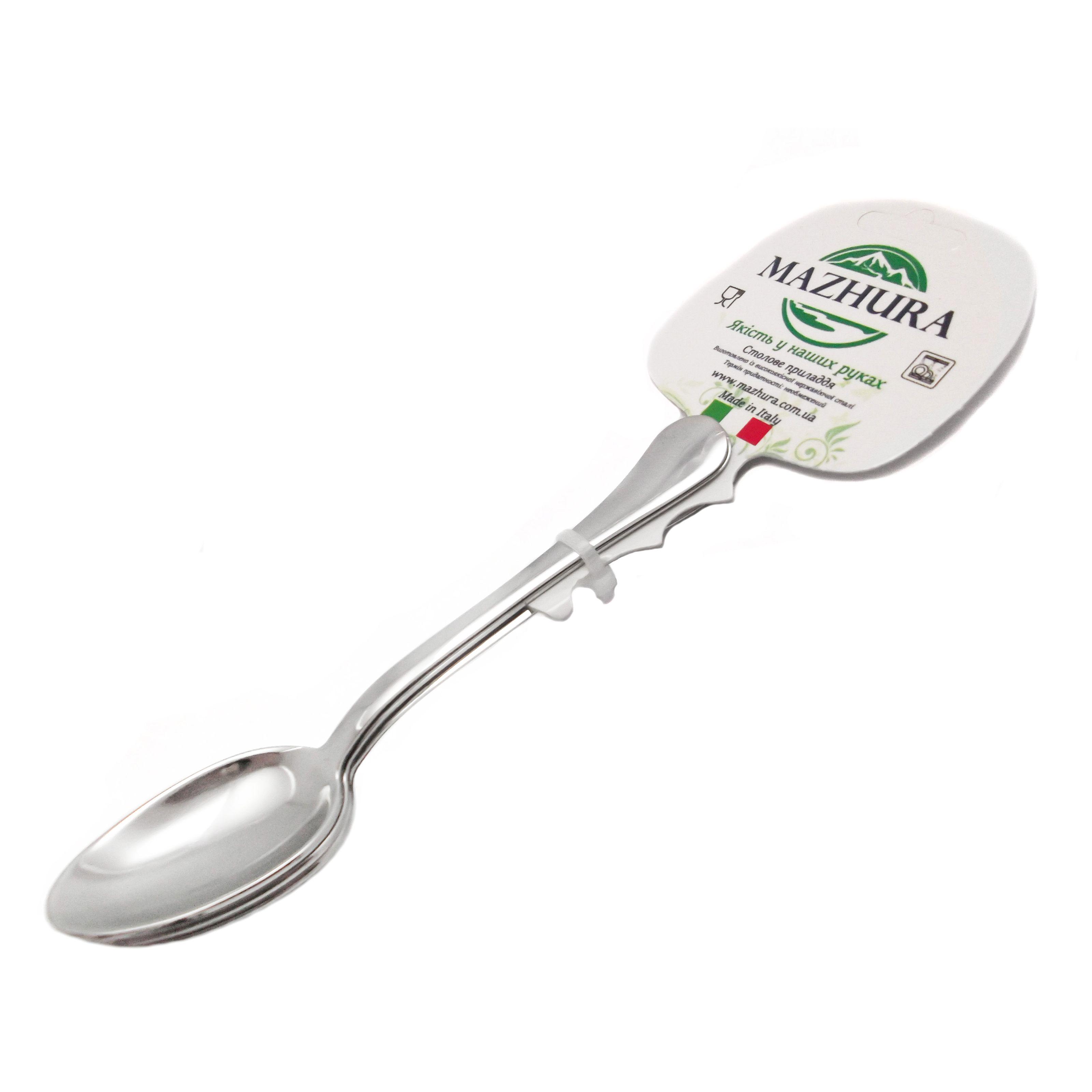 Набір чайних ложок Mazhura Boston 18/10 нержавіюча сталь 12,5 см 3 шт. (mz113-3)