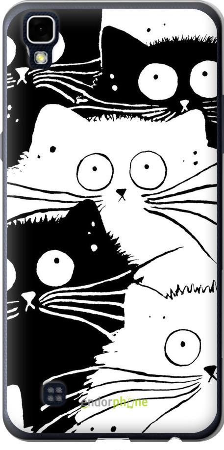 Чехол на LG X Power K220DS Коты v2 (3565m-398-42517)