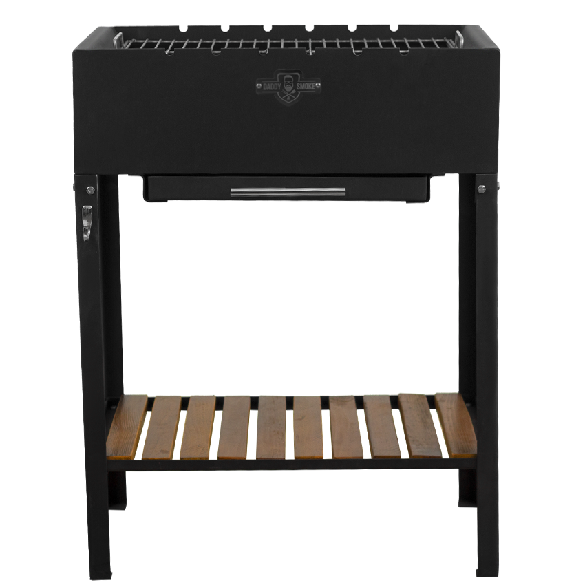 Мангал стационарный Daddy Smoke на 6 шампуров - фото 2