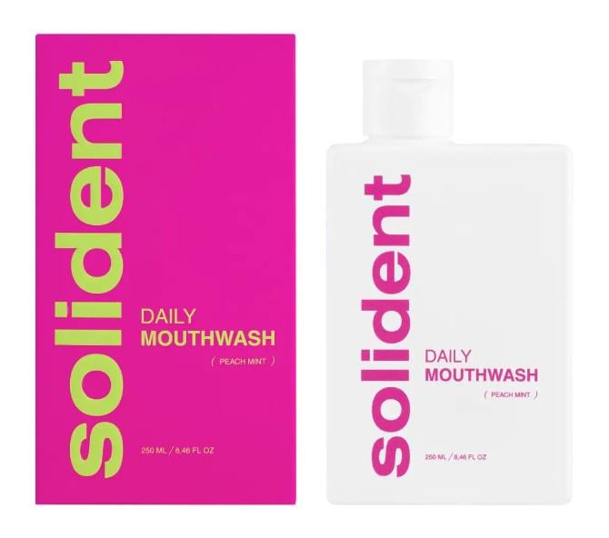 Ополіскувач для ротової порожнини Solident Peach Mint Персик-м'ята 250 мл