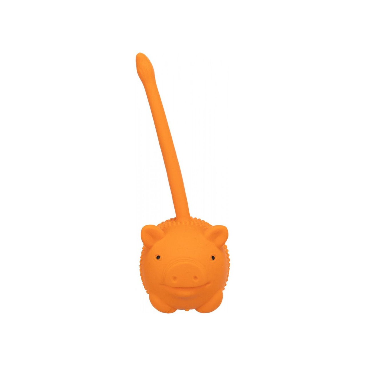 Игрушка для собак Trixie Мяч с хвостом и пискавкой латекс 6 см Оранжевый (4011905346212)