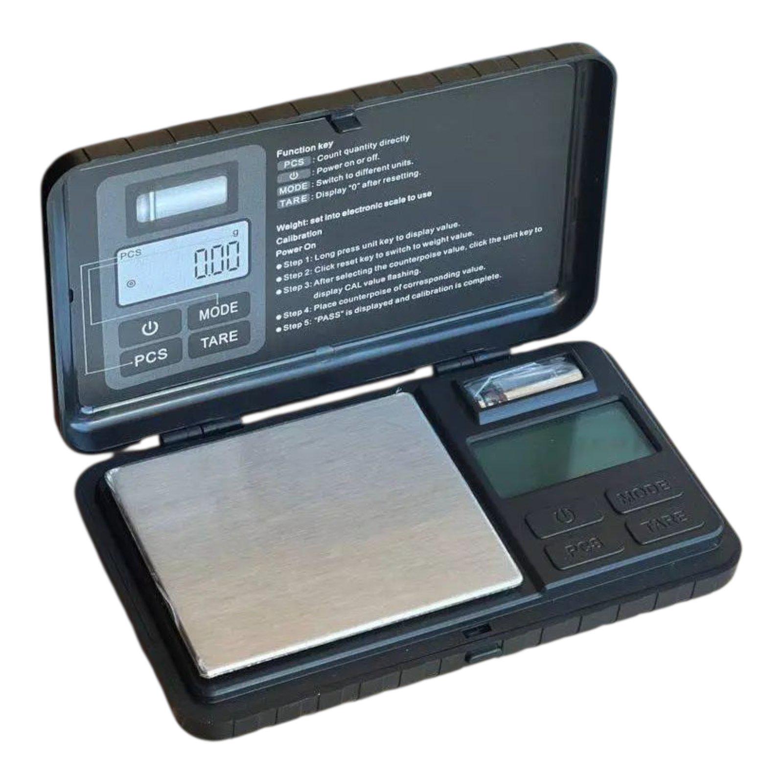 Весы ювелирные электронные 8305 с гирей 500 г 145х86х24 мм (29832286)