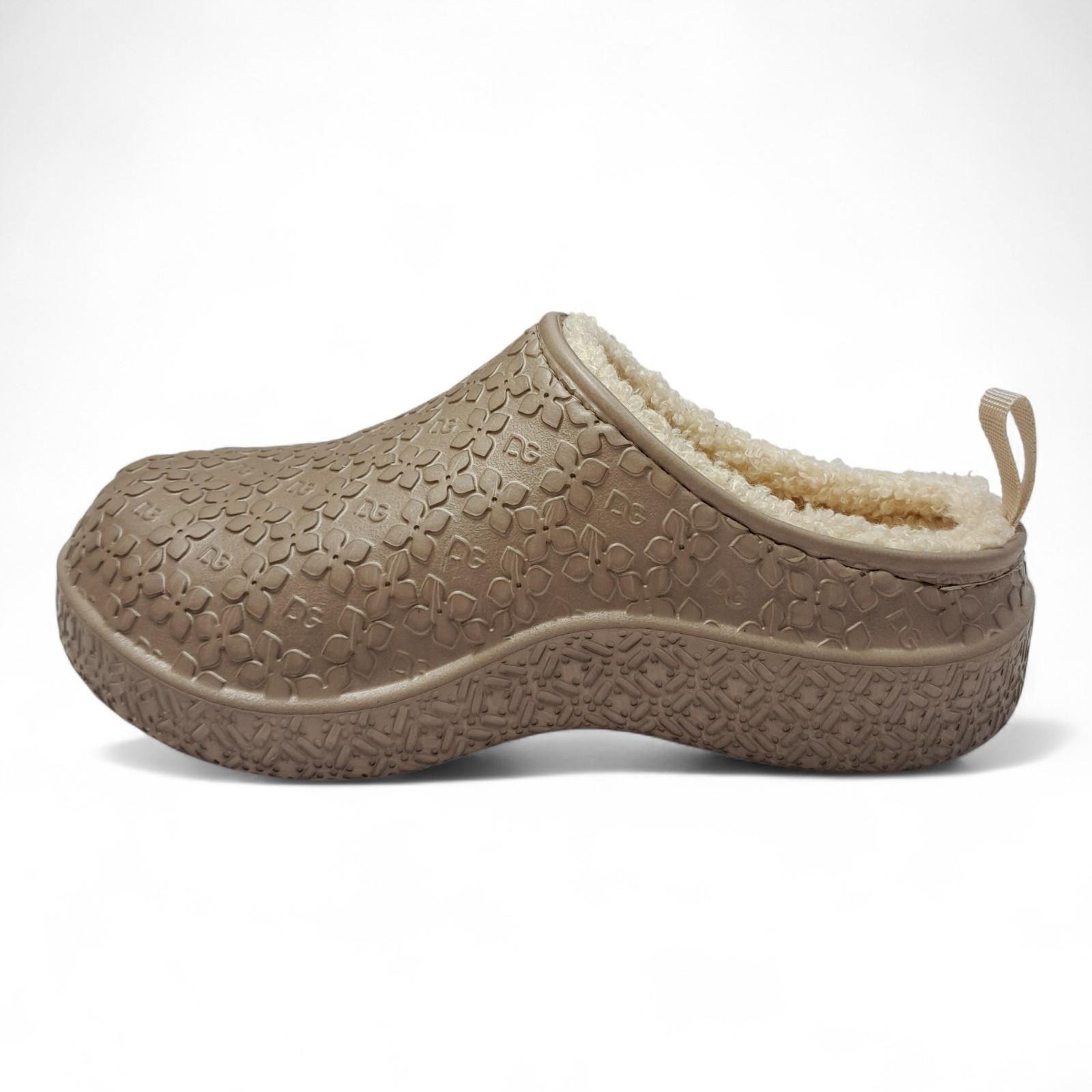 Сабо женские утепленные dagostyle М4103 р. 40 25,5 см Бежевый (2798161747) - фото 2