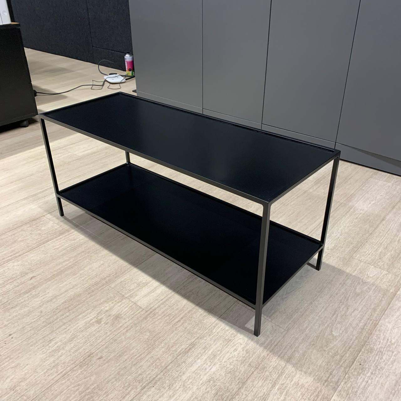 Підставка для взуття Grid LOFT дворівнева металева 900х350х450 мм Чорний (2048754984/К0518) - фото 6 Підставка для взуття Grid LOFT дворівнева металева 900х350х450 мм Чорний (2048754984/К0518) - фото 6