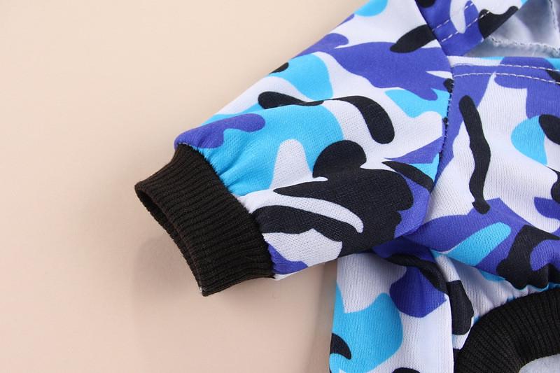 Худі Камуфляжне з пікселем для собак XS Синій (1C0430) - фото 4