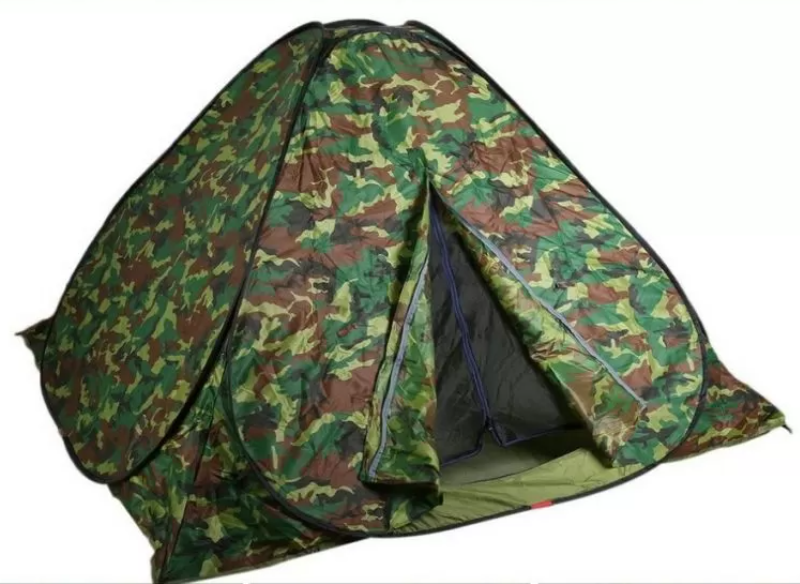 Палатка автоматическая Camping LION HX-8140 3–4-местная самораскладная 190х190х130 см Камуфляж (34716258)
