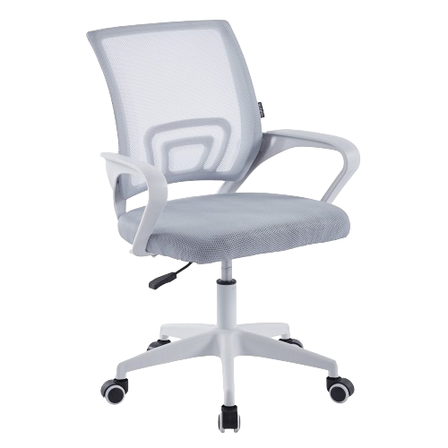 Кресло Bonro BN-619 Белый/Серый - фото 1