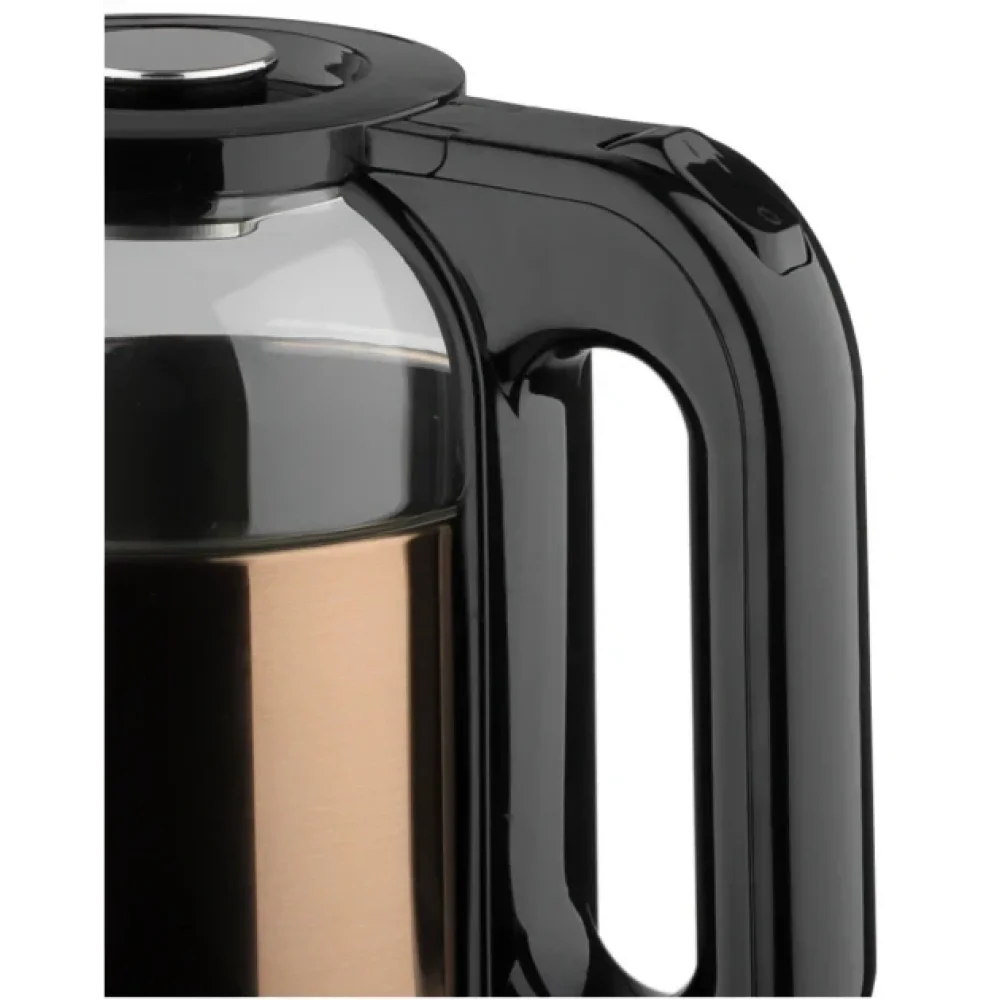 Чайник електричний RAF R.7832 з нержавіючої сталі зі скляним верхом 1,5 л - фото 5