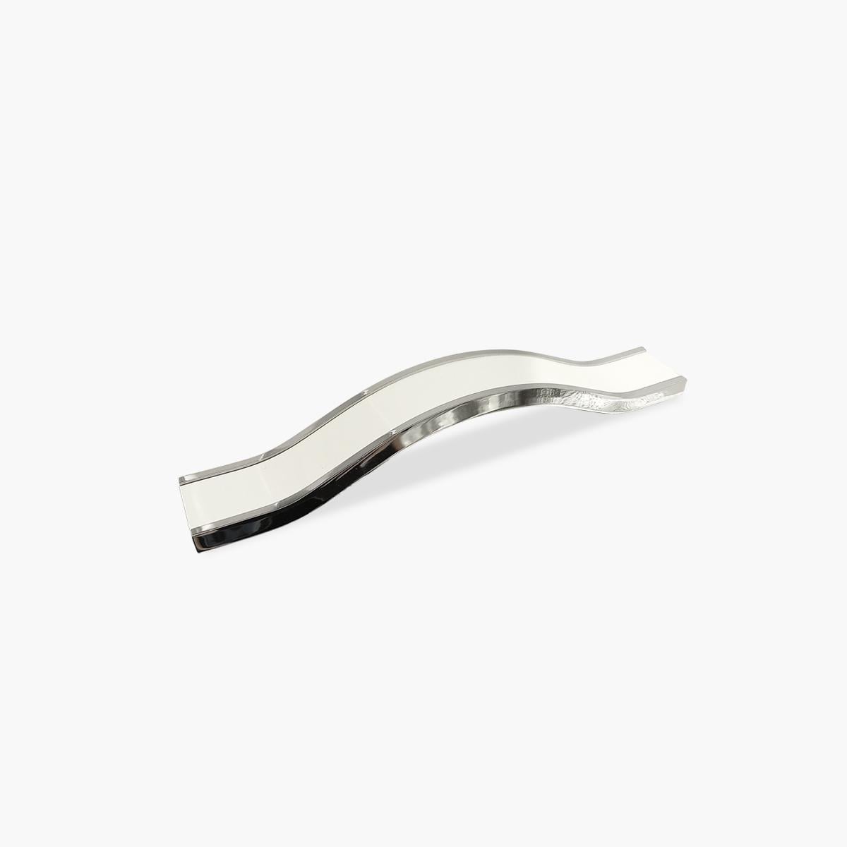 Ручка Bravo Contour 160 мм Белый с хромом