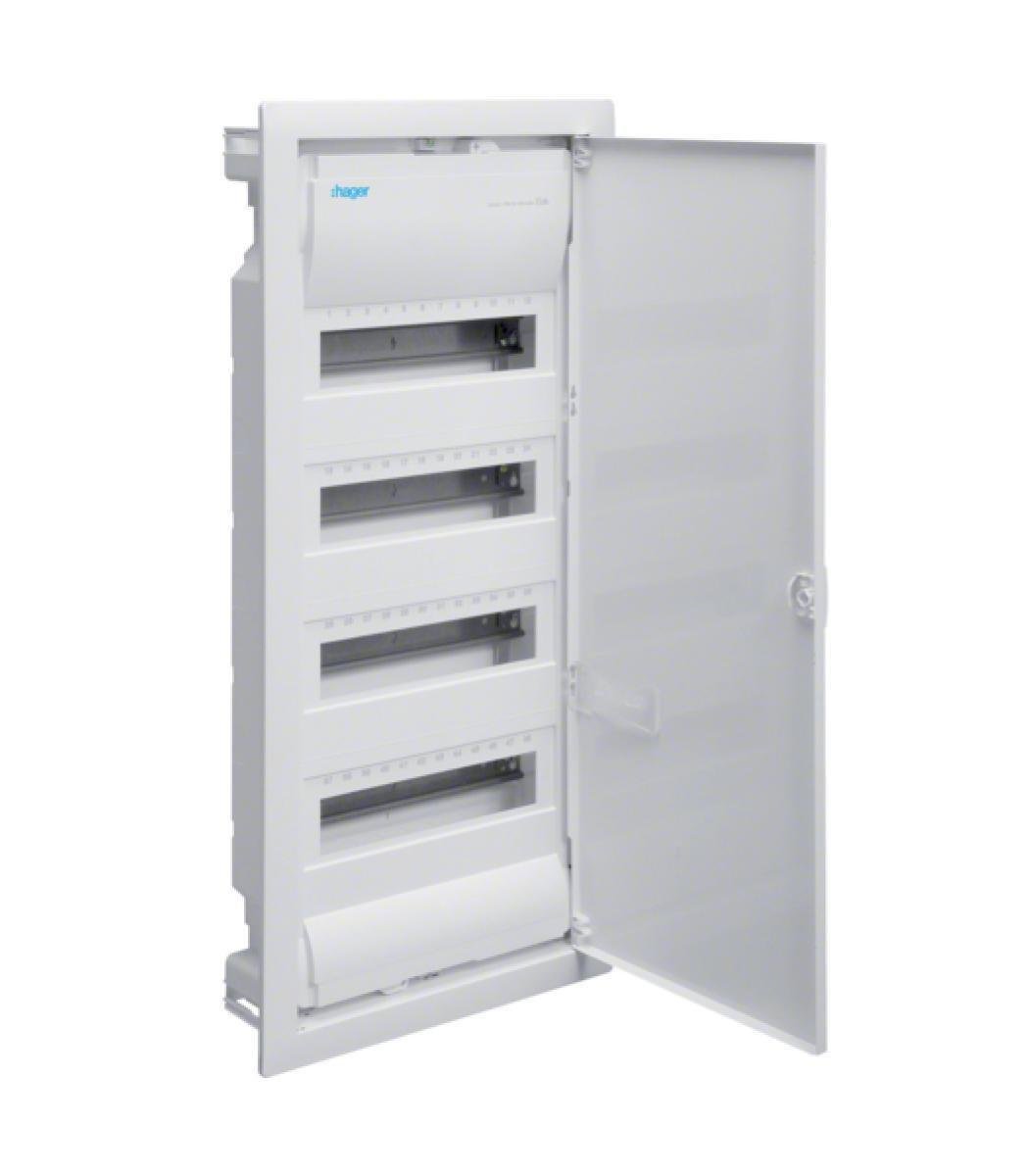 Щит розподільчий внутрішній Hager Volta на 48/56 модулів з металевими дверцятами (VU48UA)