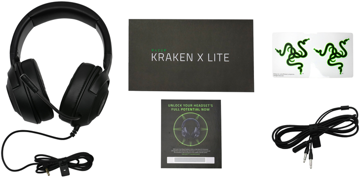 Наушники игровые Razer Kraken X 7.1 звук/микрофон для ПК/PlayStation/Xbox/Switch Black (2570338111) - фото 7