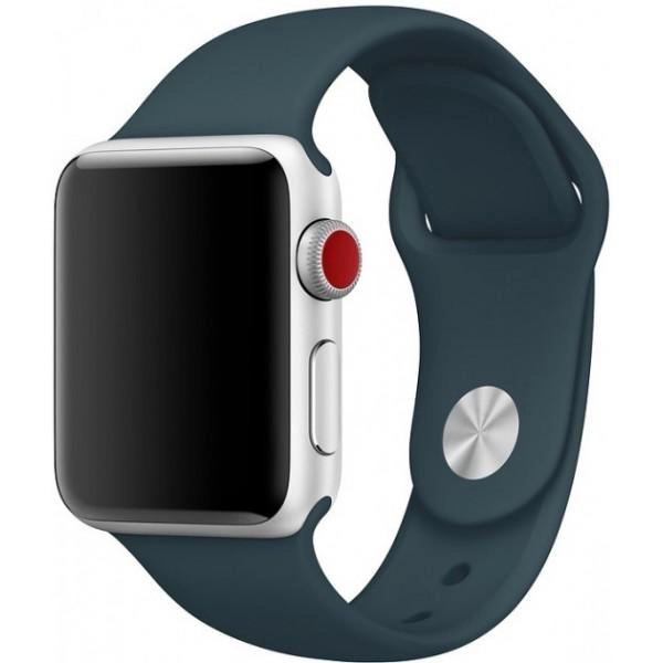 Ремешок силиконовый Sport Band для Apple Watch 42/44/45/49 мм Cosmos Blue (212-00667) Ремешок силиконовый Sport Band для Apple Watch 42/44/45/49 мм Cosmos Blue (212-00667)