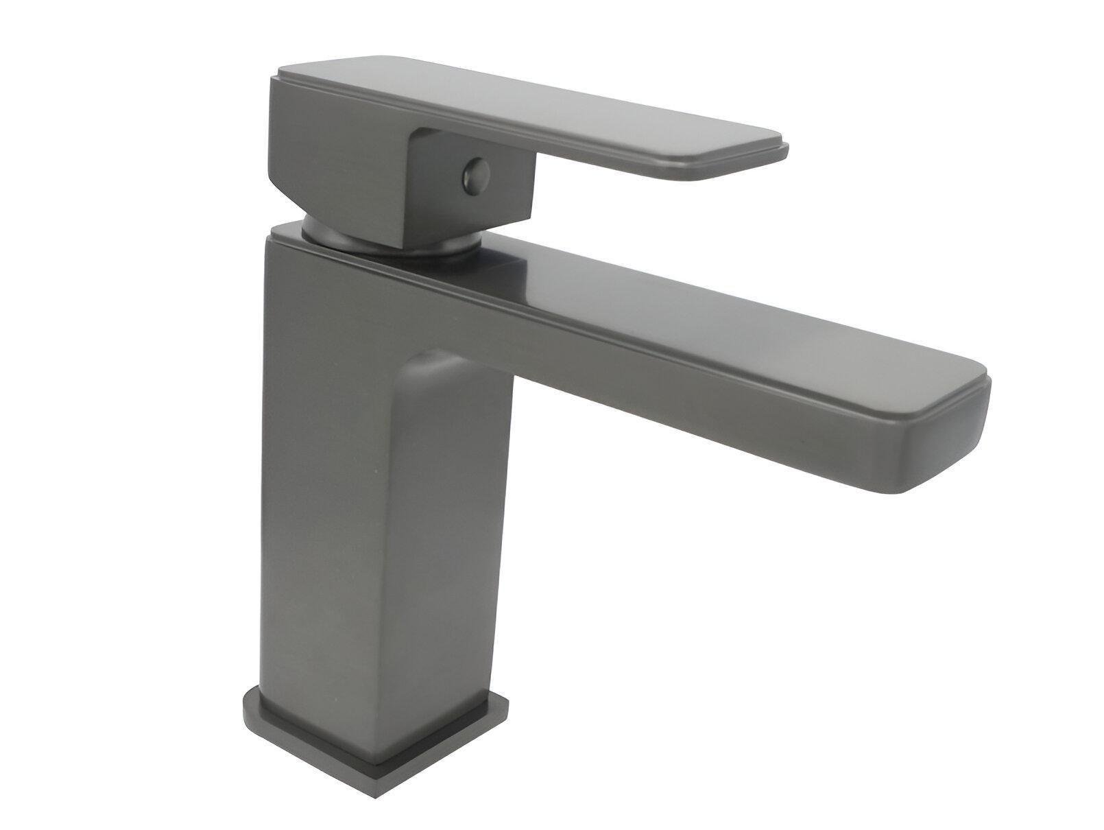 Змішувач для умивальника AiM DG00710 латунь Темно-Сірий (RS-DG00710 gun grey)