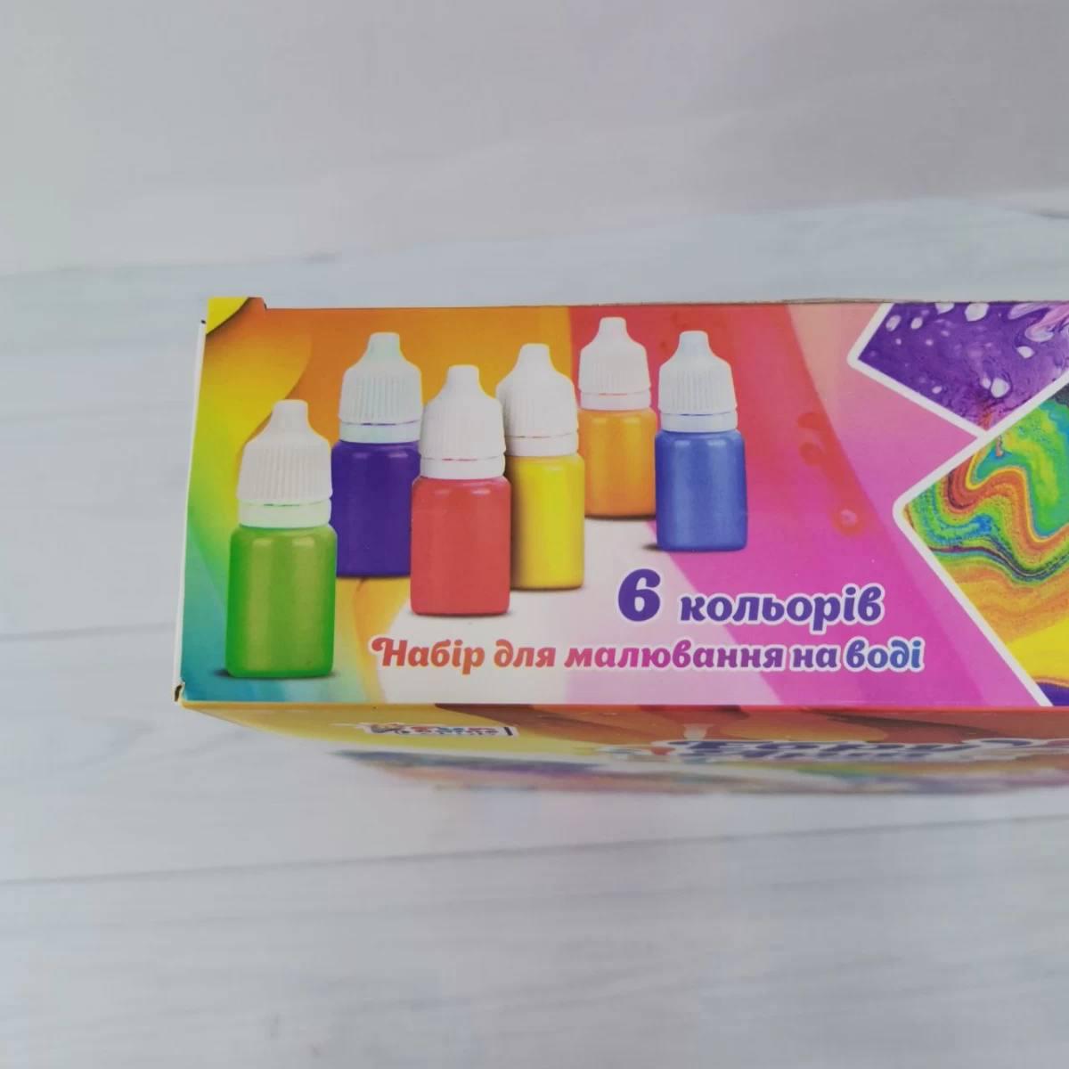 Эбру 4Fun Games Club 6 пигментов/концентрат 50 мл/акварельная бумага/инструменты/в коробке - фото 3 Эбру 4Fun Games Club 6 пигментов/концентрат 50 мл/акварельная бумага/инструменты/в коробке - фото 3