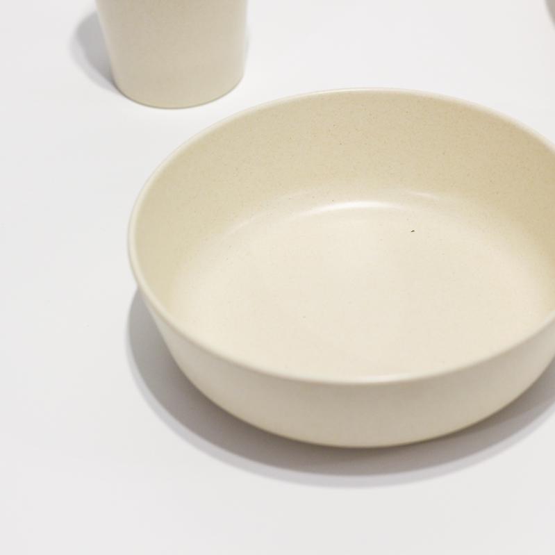 Набор детской посуды из бамбука Бежевый  (Lam101166) - фото 5