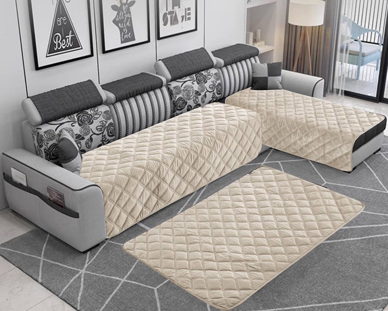 Дивандек 90х210/90х160 2 шт. Бежевий (Д-am-divandek-0020-04)