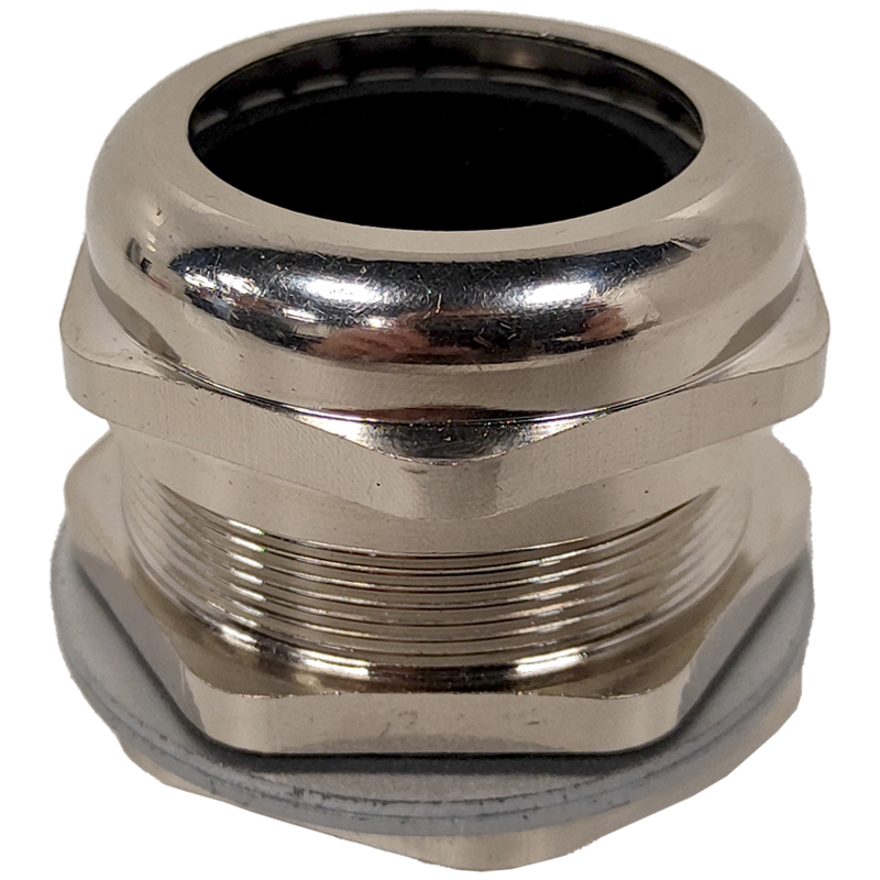 Ввод кабельный CNC PG21 IP68 латунь для отверстий 28,3 мм кабель max Ø18 мм для шкафов (Б00035623)