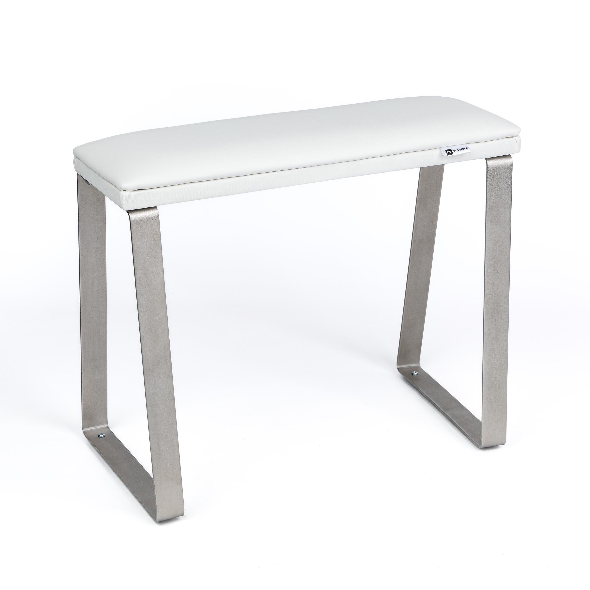 Педикюрная подставка для ног eco stand PADIX на металлических ножках Белый (26398065)