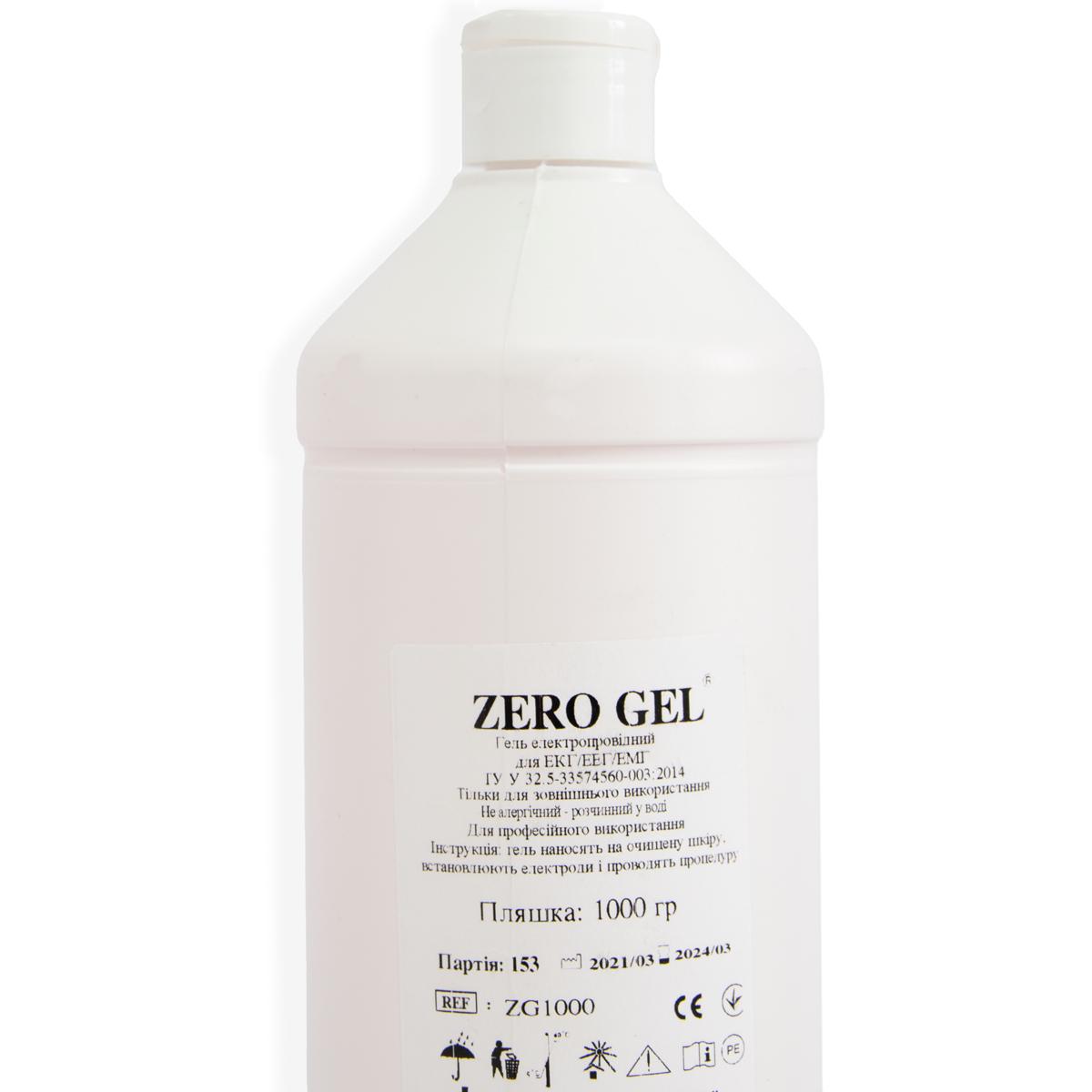 Гель токопроводящий Zero Gel токопроводящий для ЭКГ/УЗИ/ЕЕГ 1 л 2 шт. (3000159-TOP-2) - фото 2