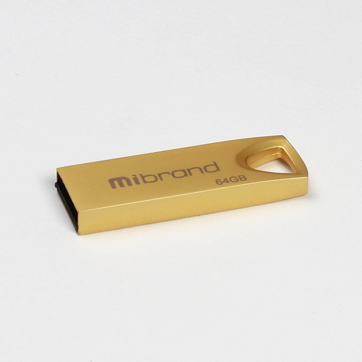 Флеш-накопитель для ноутбука Flash Mibrand USB 2.0 Taipan 64Gb Gold (MI2.0/TA64U2G)