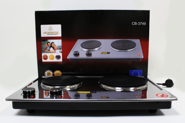 Плитка електрична Crowenberg на 2 конфорки