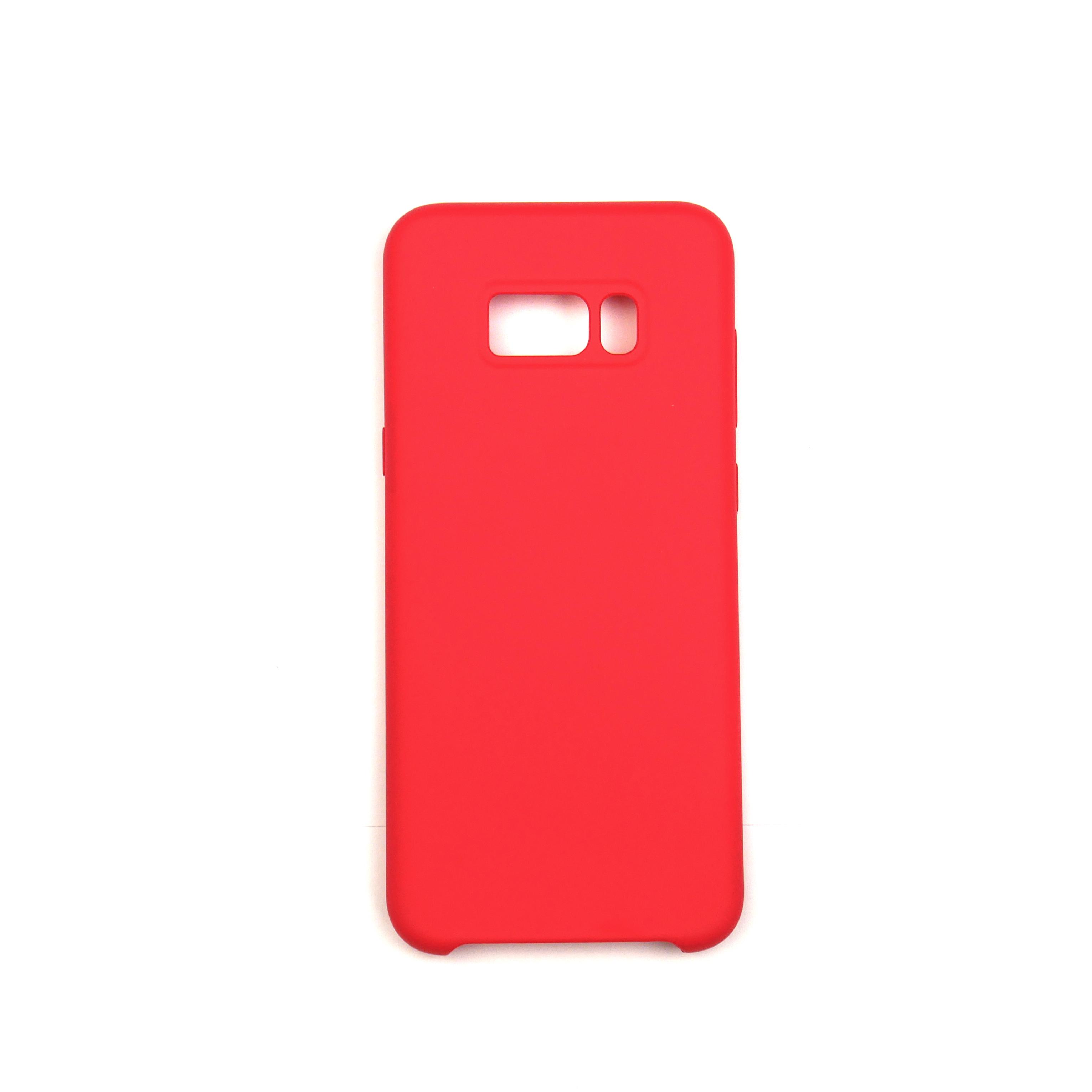 Чехол Jelly Silicone Case (No logo) Samsung S8 Plus Red (14)