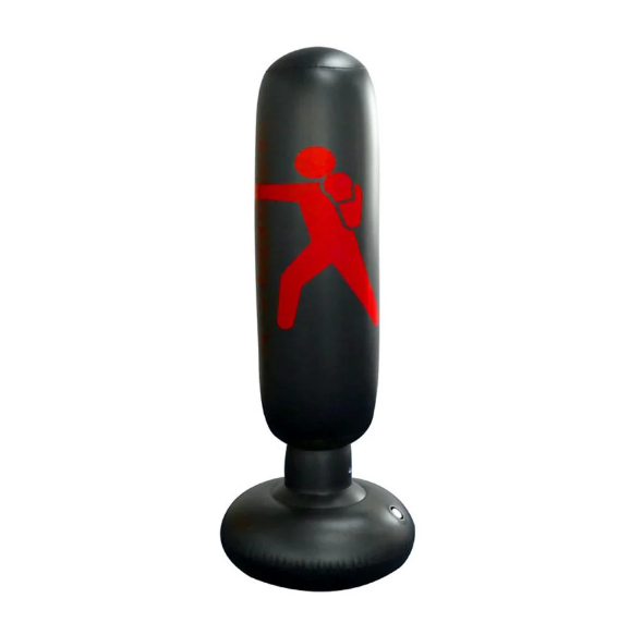 Боксерская груша напольная 150 см Черный (33682)