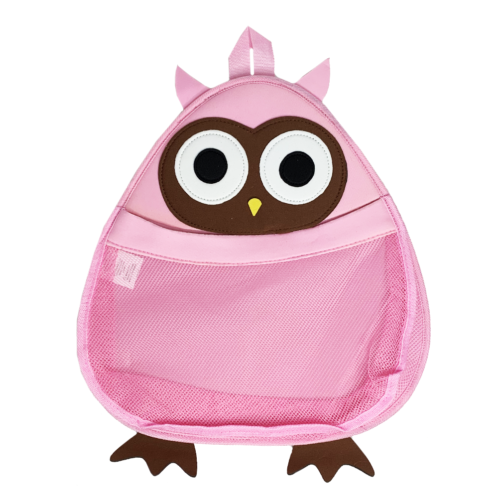 Органайзер для игрушек Сова в ванну Розовый (15292442)