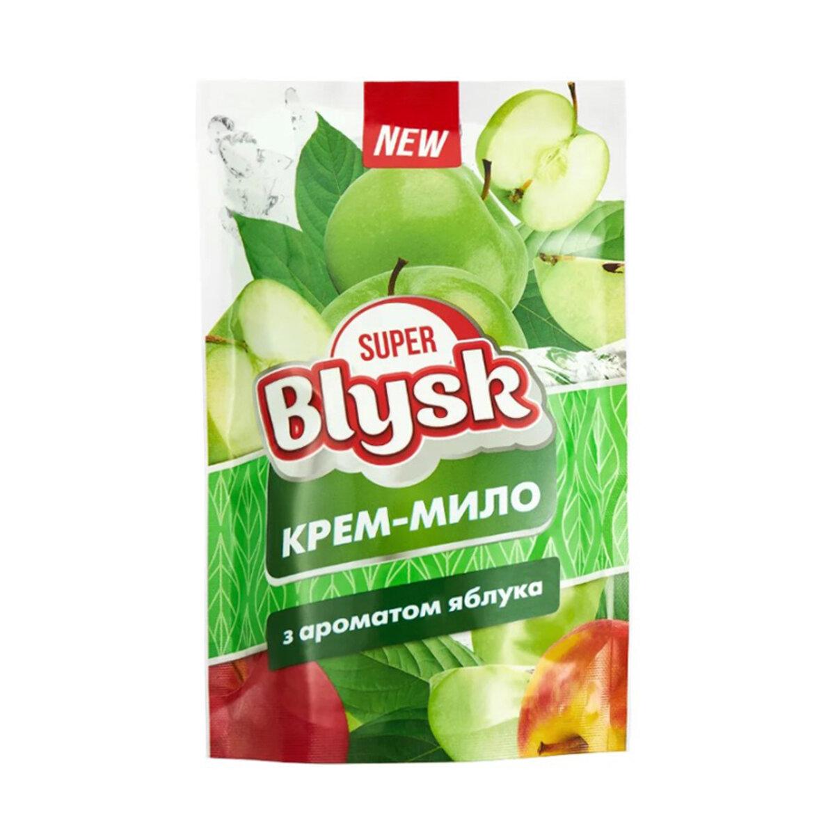 Мило рідке Super Blysk дой-пак Яблуко 460 мл