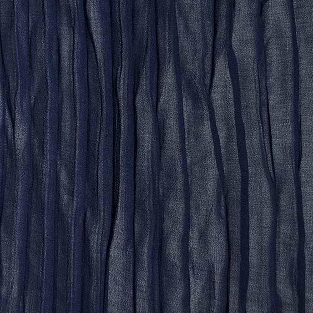 Ткань креп гофре в натянутом виде ширина 140 см Синий (11416.003) - фото 1
