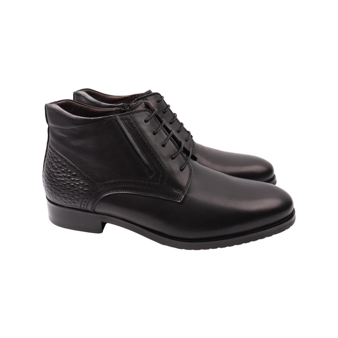 Ботинки мужские Lido Marinozi из кожи р. 45 Черный (248-22ZH)