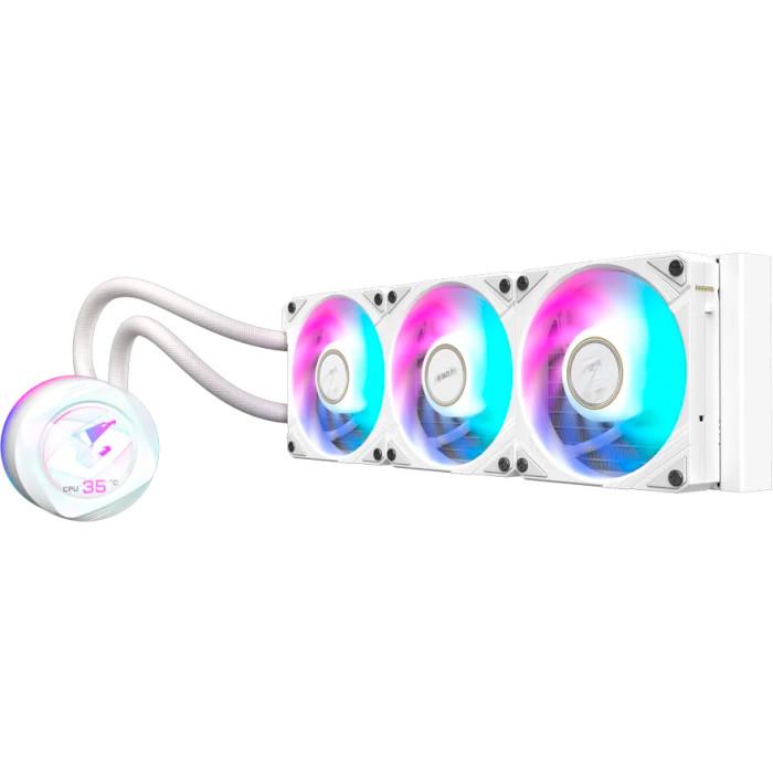 Система водяного охолодження Gigabyte AORUS WATERFORCE X II 360 ICE з підсвічуванням RGB Білий - фото 2