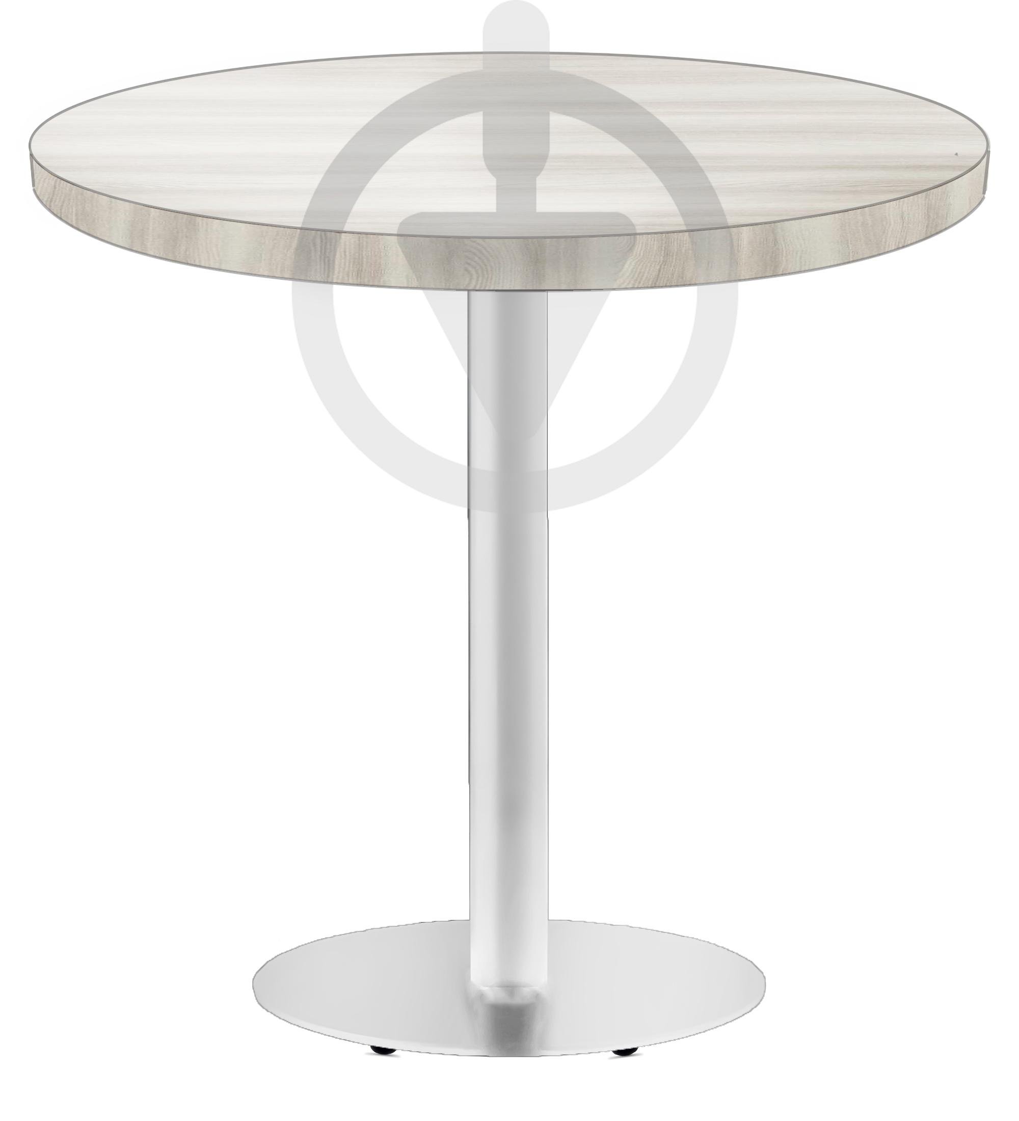 Стол кухонный круглый MebliRoMax Round 70 см Loft Ясень Серфсайд/Белый Стол кухонный круглый MebliRoMax Round 70 см Loft Ясень Серфсайд/Белый