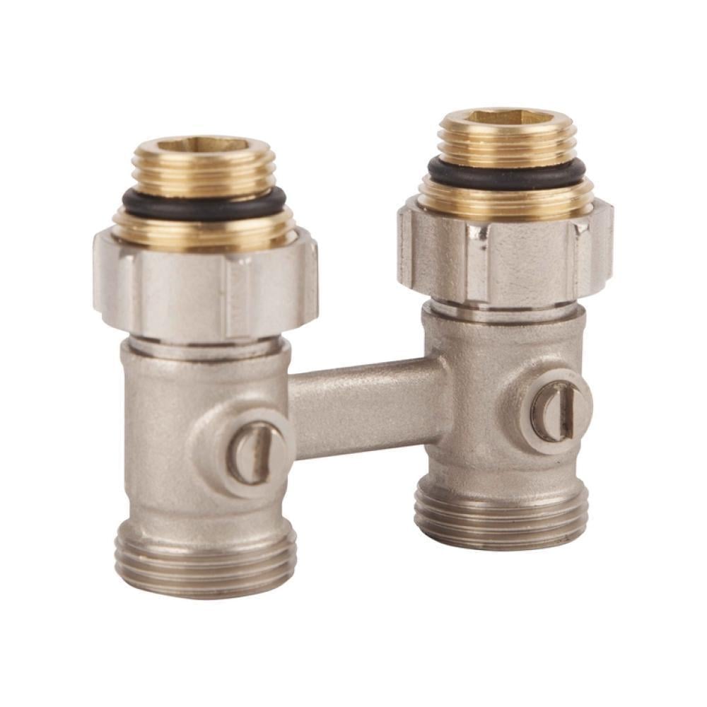 Кран шаровой SD Forte 3/4"х1/2" для радиатора нижний SF251W15 (22354639)