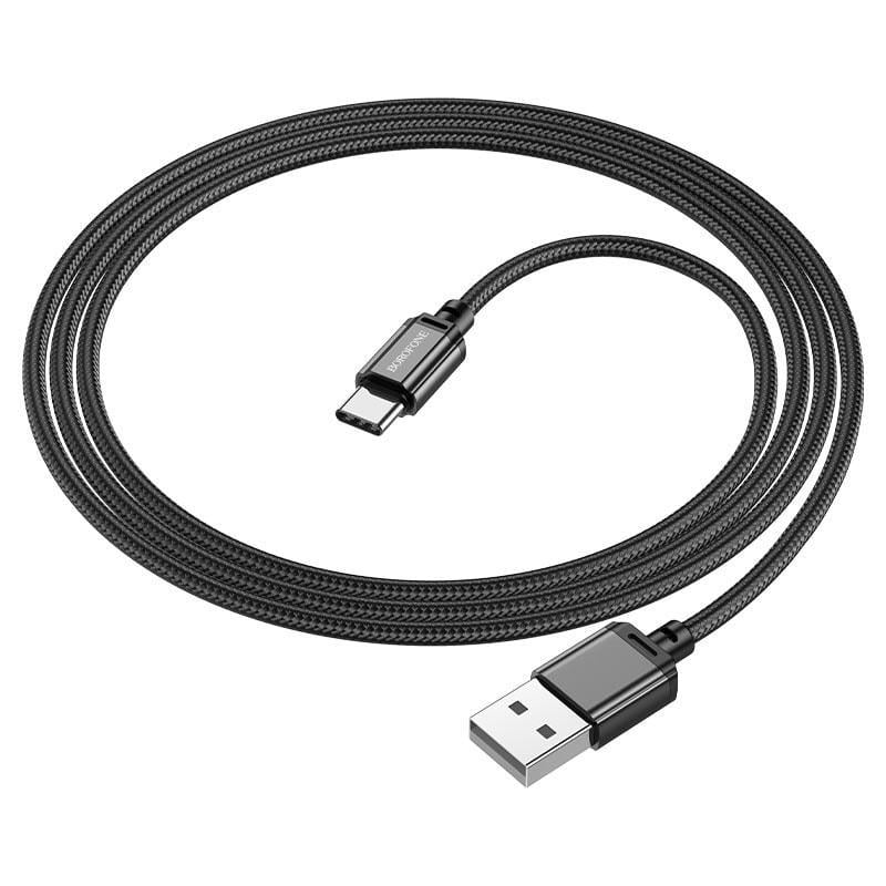 Кабель интерфейсный Borofone BX87 USB-Type-C 1 м Black (33524)