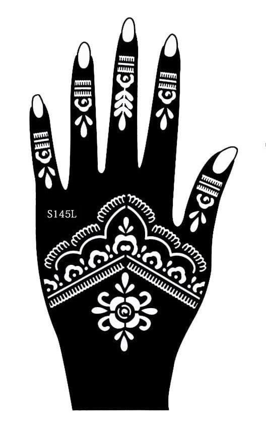 Трафарет для тату S145L для лівої руки (2273987448)