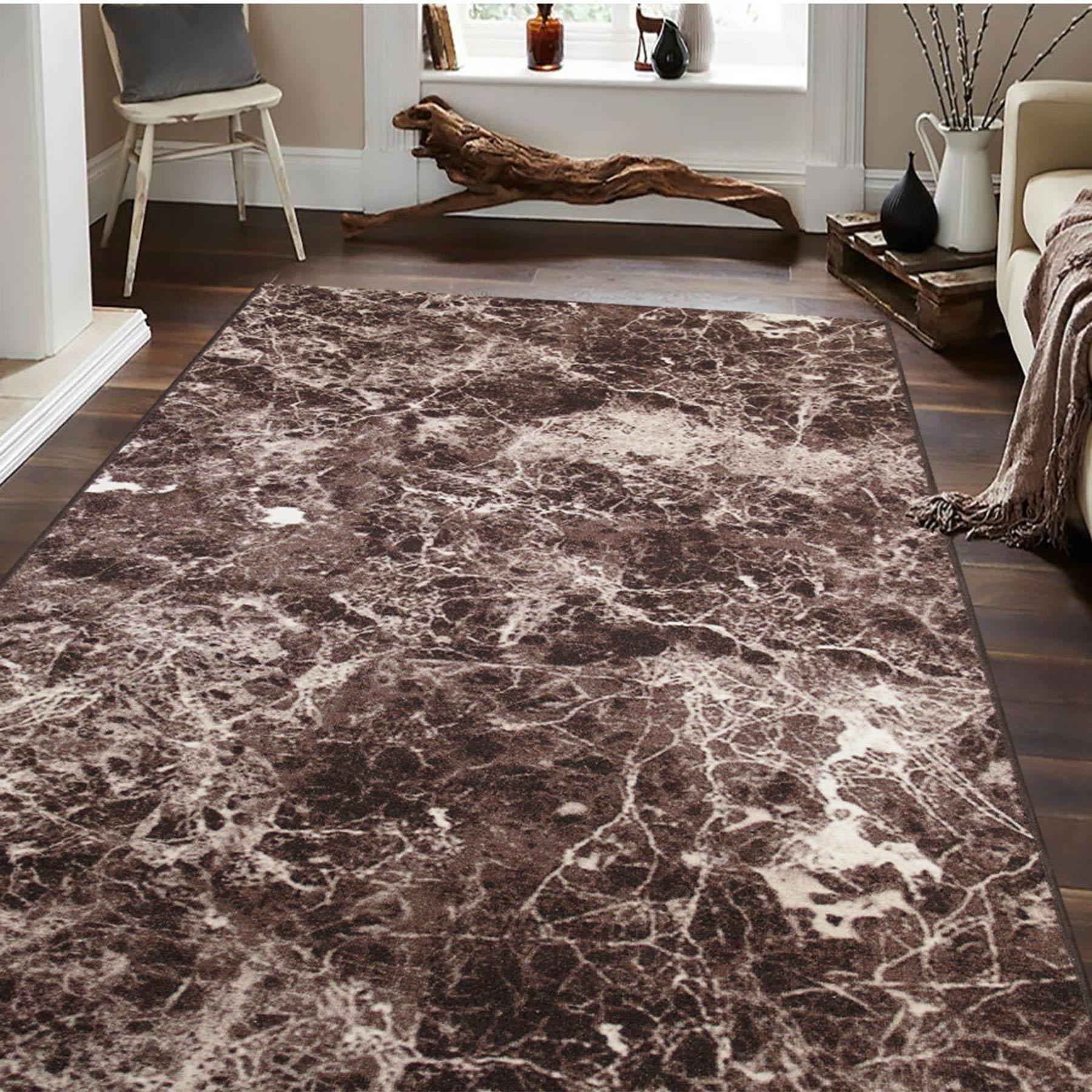 Килим безворсовий на гумовій основі DAKARIA Ratio PrintGel Run 1023vl38-p5 0,8x1,2 м Коричневий (00-00014779) - фото 4 Килим безворсовий на гумовій основі DAKARIA Ratio PrintGel Run 1023vl38-p5 0,8x1,2 м Коричневий (00-00014779) - фото 4