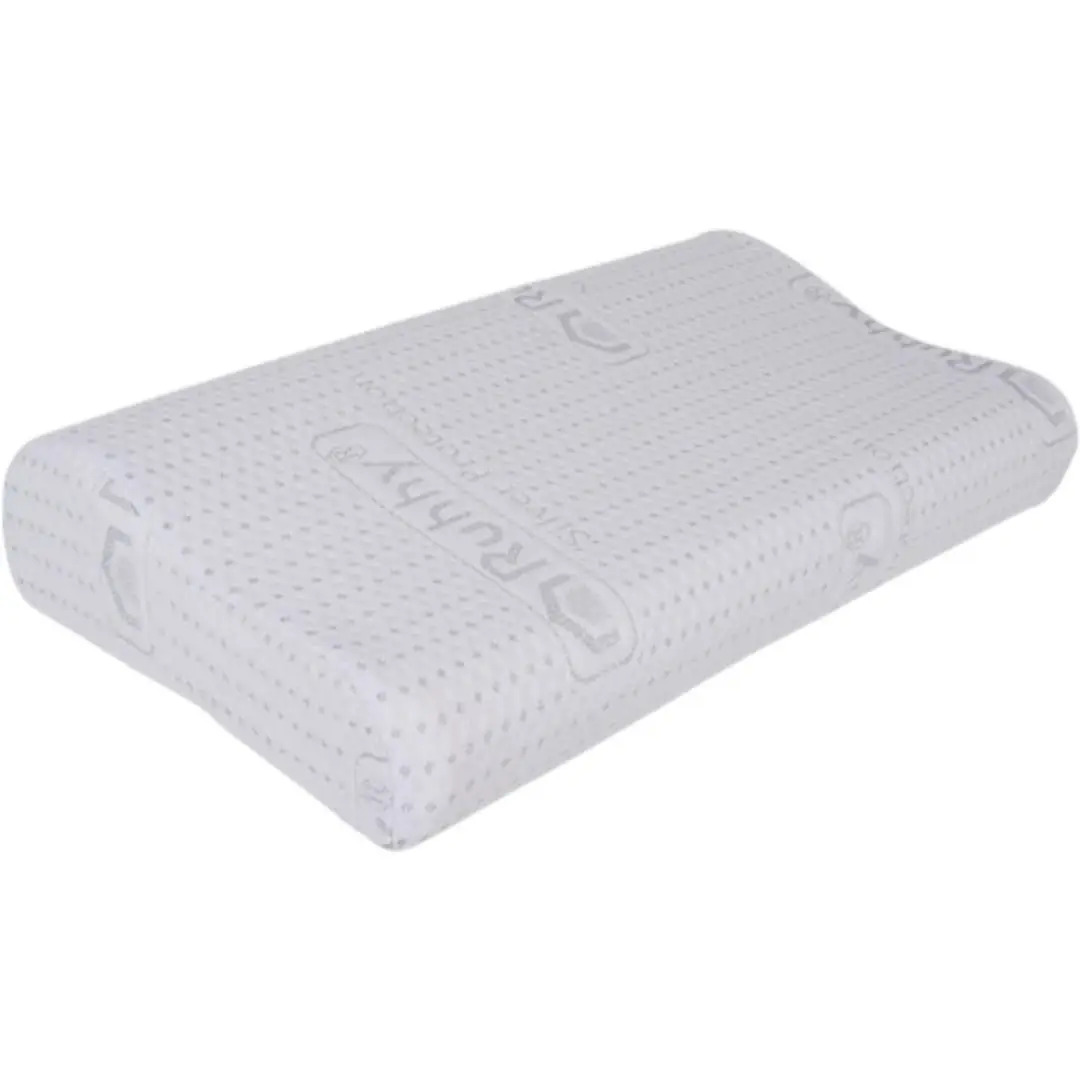 Подушка ортопедическая Ruhhy 26039 Memory Foam с эффектом памяти/наволочка с ионами серебра 49х30х9,5 см (26039 )
