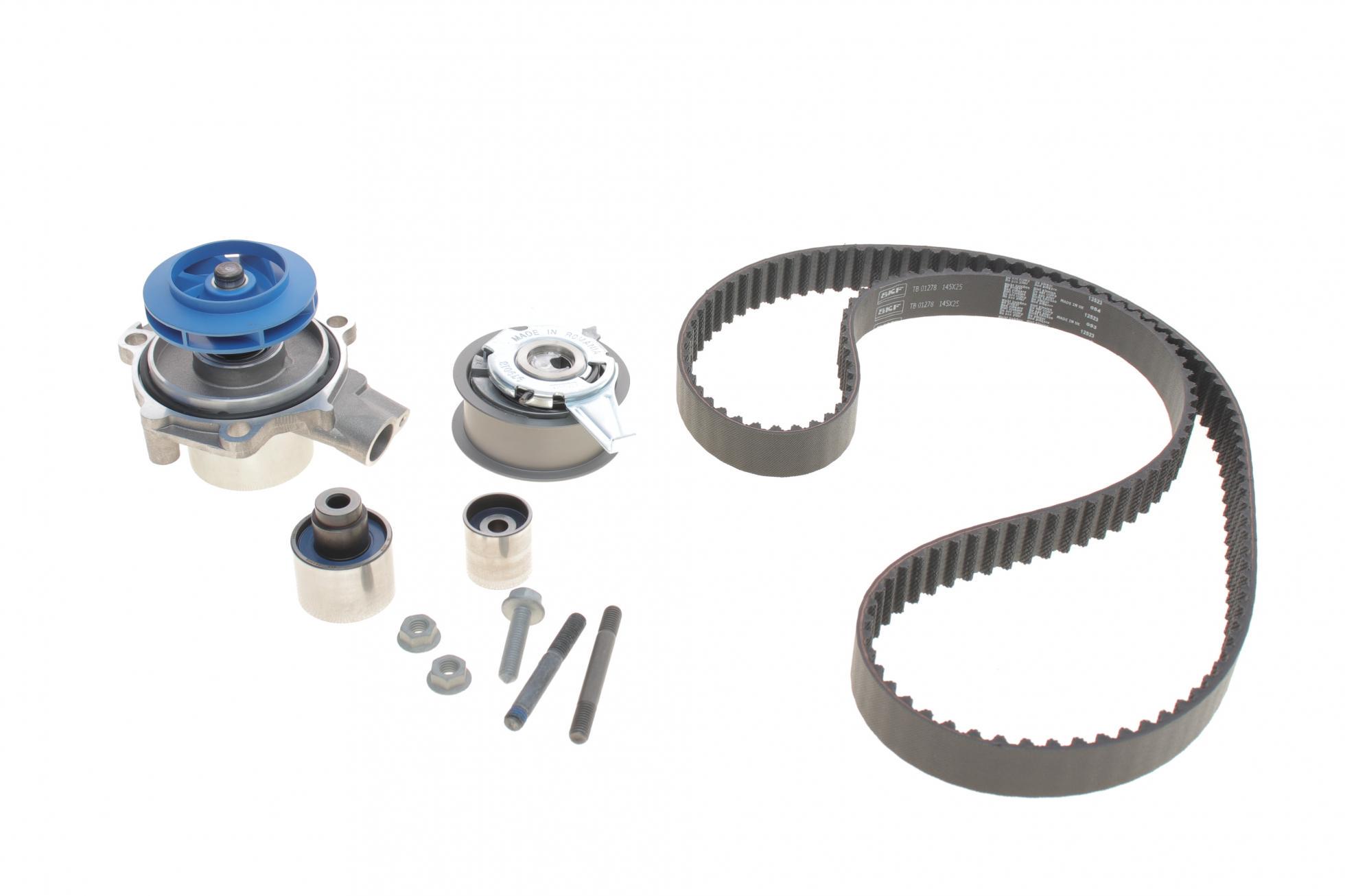 Комплект ГРМ і помпа SKF Audi A3/A4/A5/A6/Q3/VW Caddy/T6 2.0TDI 15-/Golf VII 1.6TDI/2.0TDI 12- 25x145z (VKMC 01278-1)