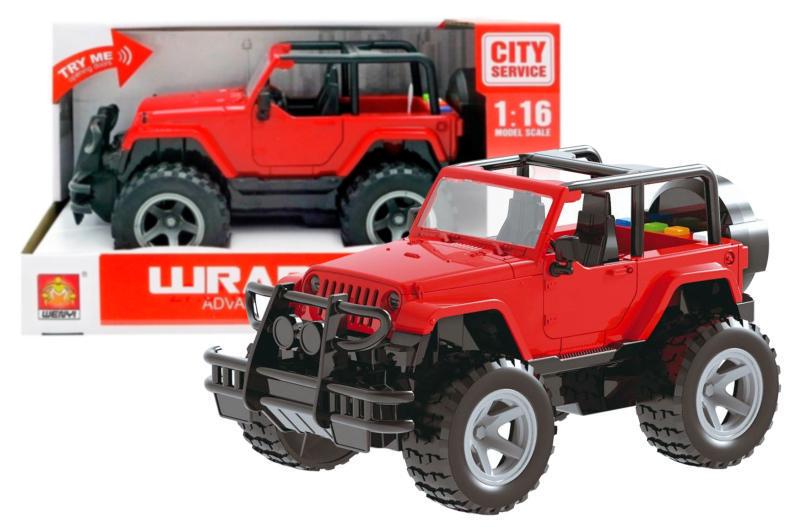 Інерційний джип світло звук wy390a Червоний (MTT-125151)