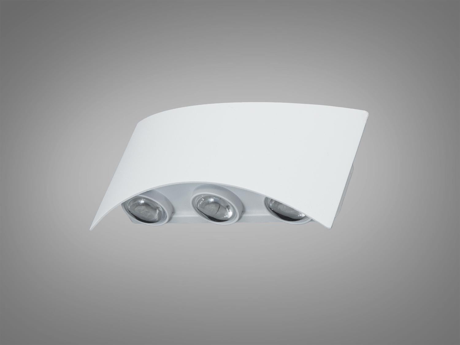Светильник фасадный LED Diasha 6W 6 лучей Белый (DFB-2325-6A WH)
