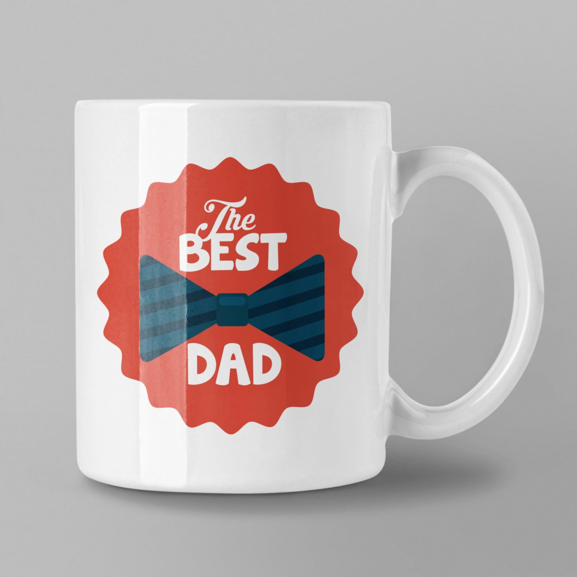 Чашка для папы с надписью "The Best Dad" 330 мл (14975943)