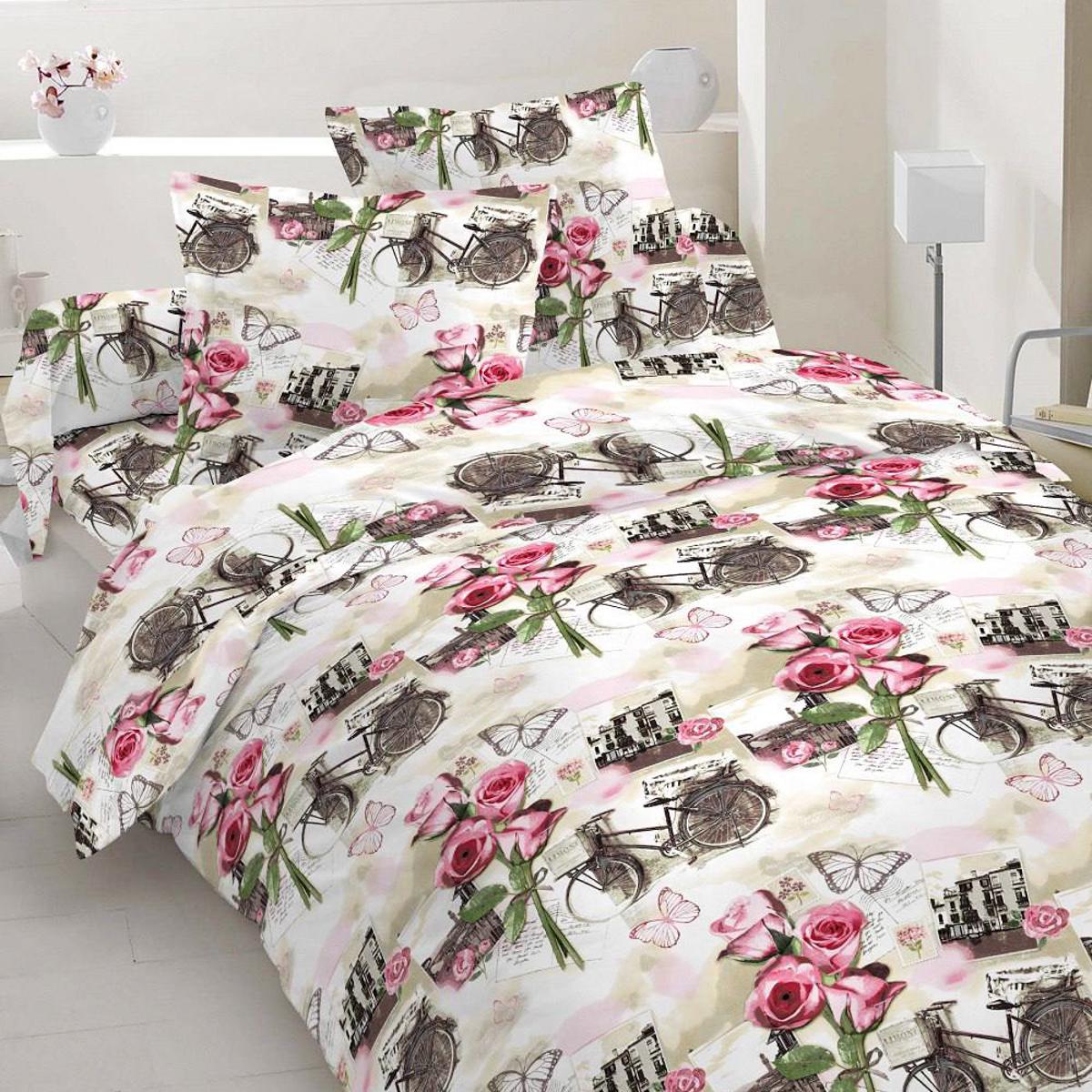 Комплект постельного белья Vital Textile BLе-808-70 бязь голд евро 200х220 см (32927724)