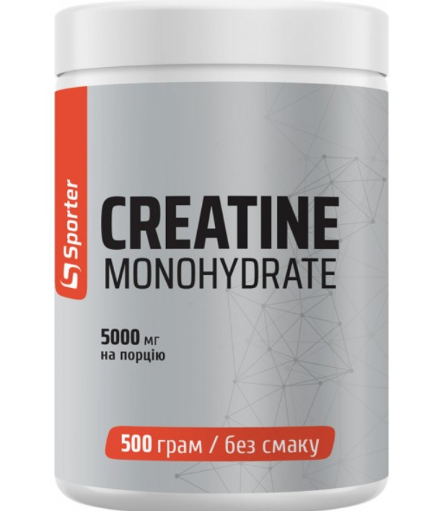 Креатин Моногидрат Sporter Creatin Monohydrat 500 г (2504675358)