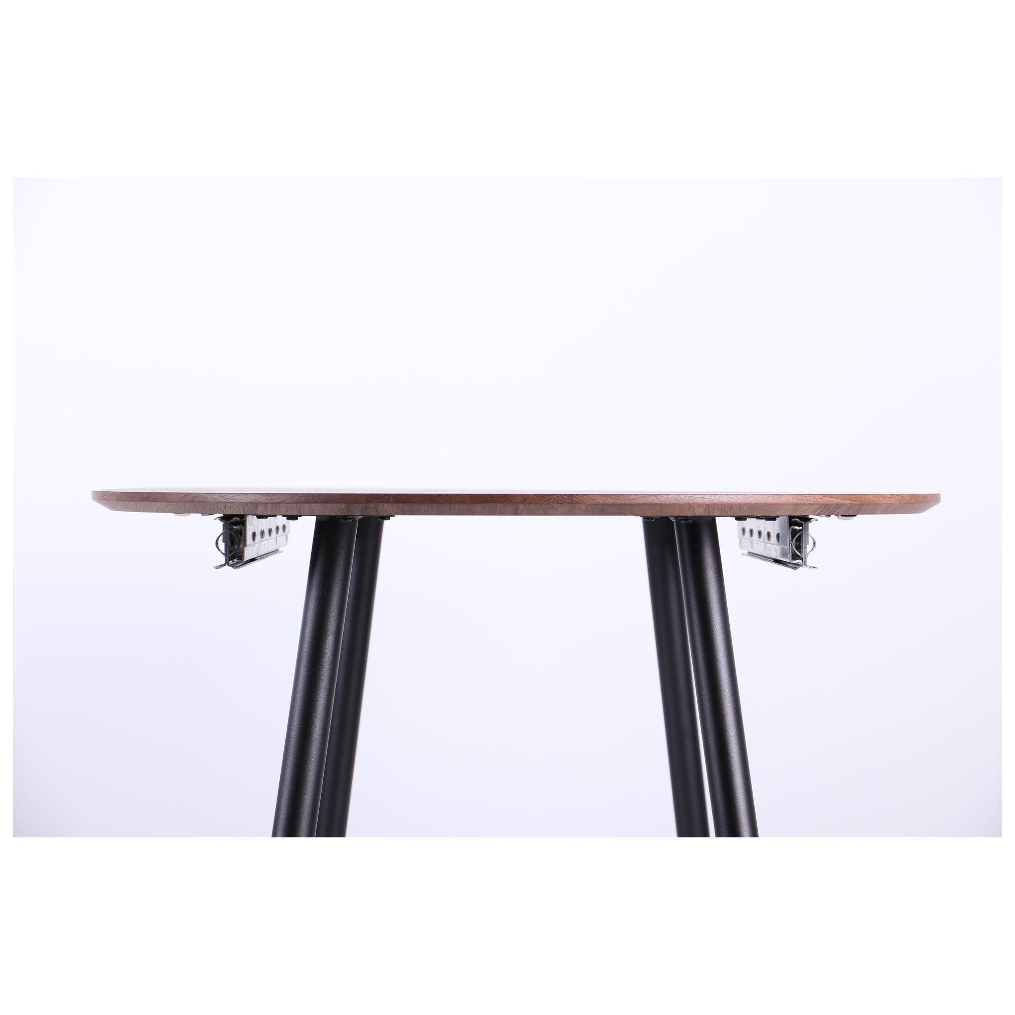 Стіл обідній AMF Nevada 770х1200+400х800 розкладний Чорний/Дуб - фото 8