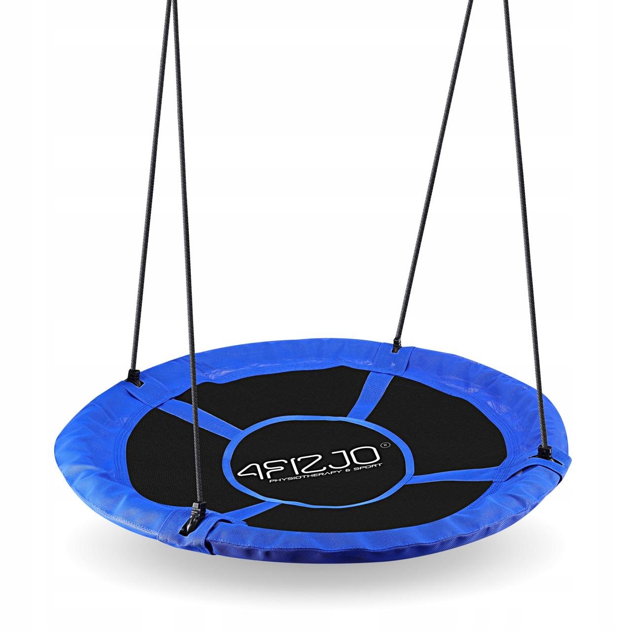 Качели-гнездо круглые 4fizjo 110 см Black/Blue (P-5907739316677)