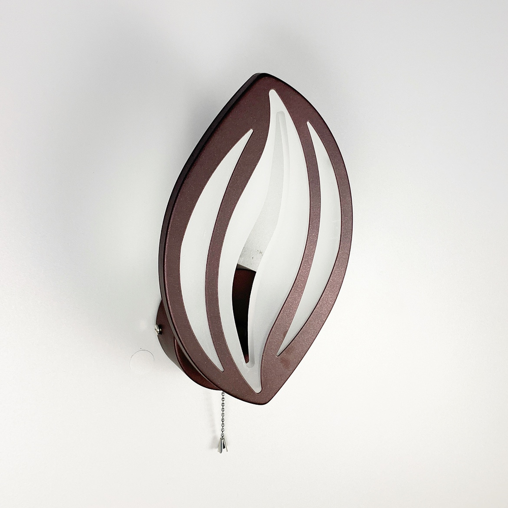 Бра Line.F 2325/1 CF LED в форме лепестка Coffee (1891_2871)