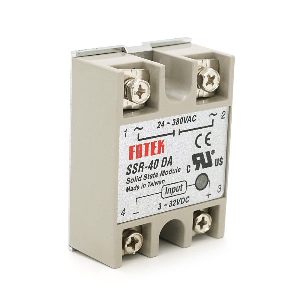 Реле твердотельное Fotek SSR-40DA 40А 24-380В AC (YUT_V6649)
